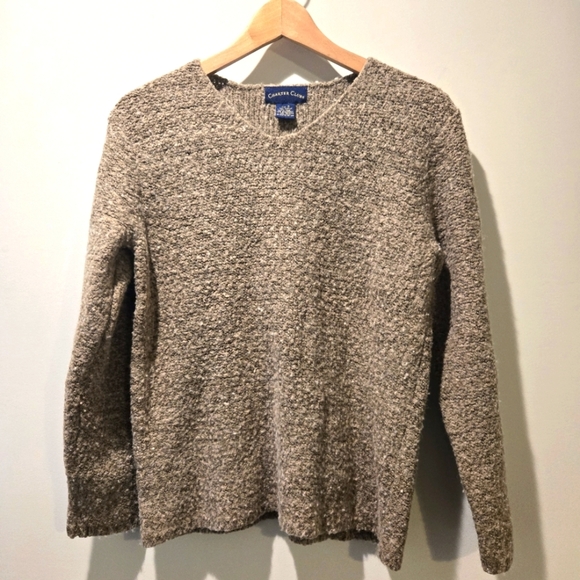 Charter Club Women's Acrylic Wool Blend V Neck Pullover Sweater Small - Picture 1 of 9